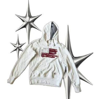 comfy patchwork hoodie 