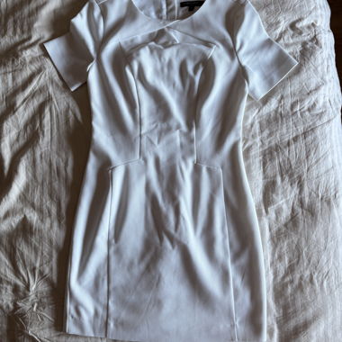 Robe blanche Banana Republic
