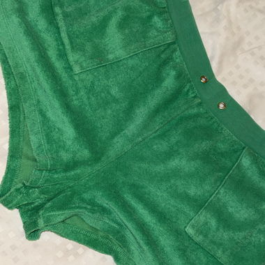 Short vert en velours