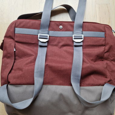 Vaude Collocate Borsa a Mano rosso/grigio (2-in-1)