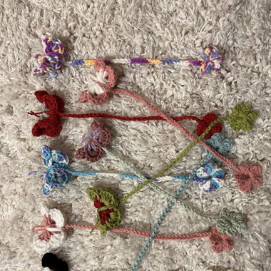 Handmade crochet Lesezeichen 