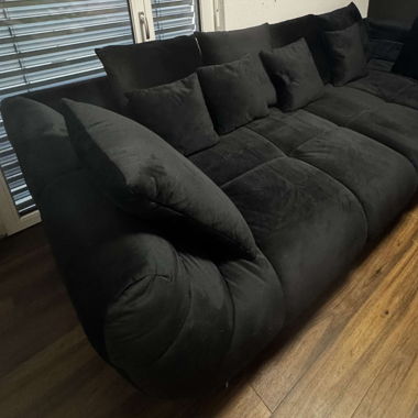 Grosser Sofa Schwarz