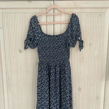 Midi-Kleid in Marineblau M