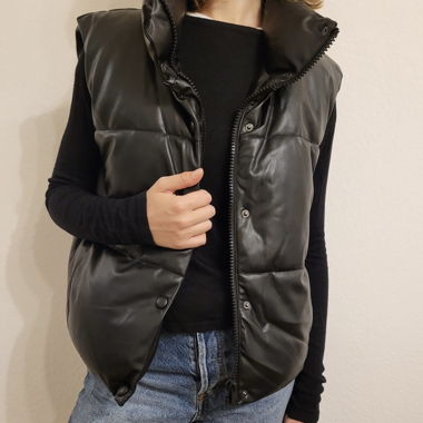 Zara Kunstleder-Blouson