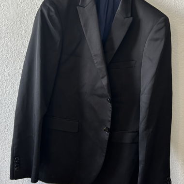 Schwarzer Anzugsblazer