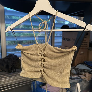 Bandeau con allacciatura