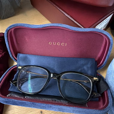 Occhiali da vista Gucci con custodia
