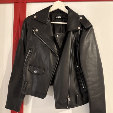 Giacca di pelle Zara