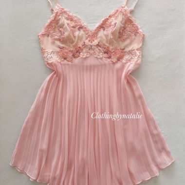 Venus Pink Babydoll Plissettata Taglia M