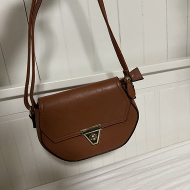 Borsa a tracolla marrone
