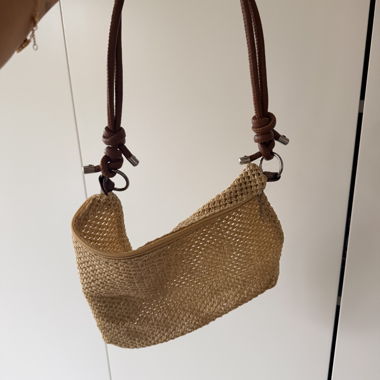 Sac à bandoulière en paille