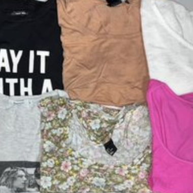Lot de T-shirts pour femme, taille S