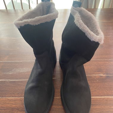 Timberland schwarze, gefütterte Damenstiefel EU 39