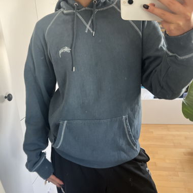 Hoodie Baggy Stüssy Bleu