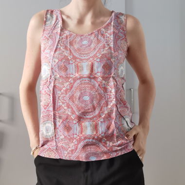 Débardeur à motifs
