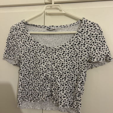 Floral Short-Sleeve Cardigan Blouse
