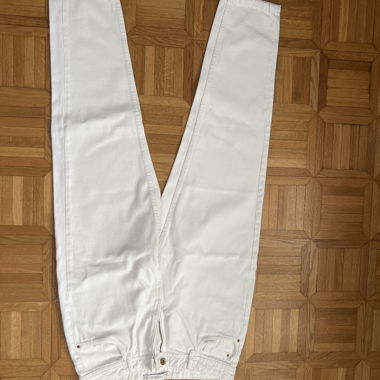 Pantaloni dritti bianchi