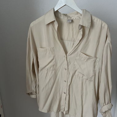 Chemise beige zébra 