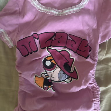 T-shirt fille rose Powerpuff