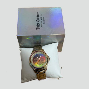 Juicy Courure watch gold used y2k style