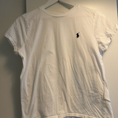 Weisses Polo T-Shirt