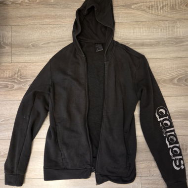 Hoodie zippé Adidas noir
