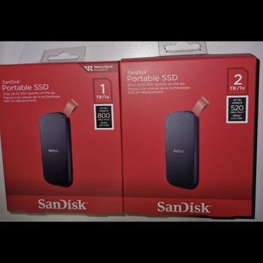 SanDisk Portable SSD 1TB and 2TB