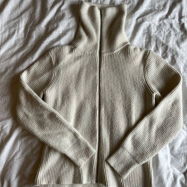 Cardigan with Zipper