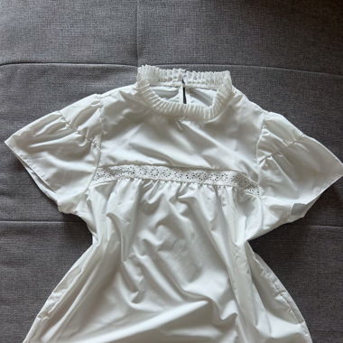 T-shirt with Bohemian Crochet Details