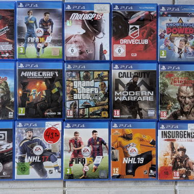 Pack de jeux PS4 (12 jeux) — aussi vendu séparément