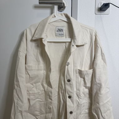 Überwurfhemd beige Gr. S