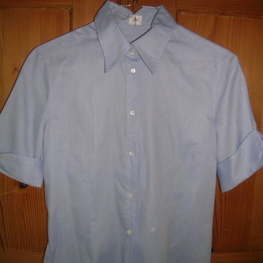 Kurzarmbluse hellblau, JOOP, 42