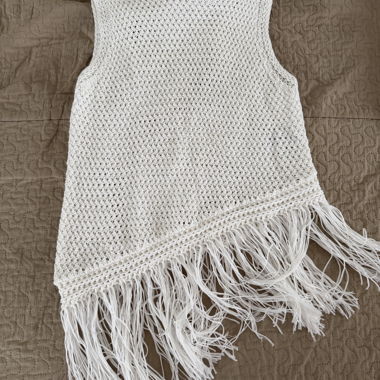 ZARA Stricktop mit Fransen