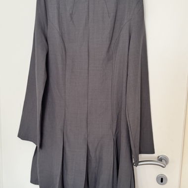 Grey dress with long sleeves