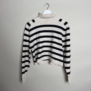 Maglione a collo alto a righe Morgan
