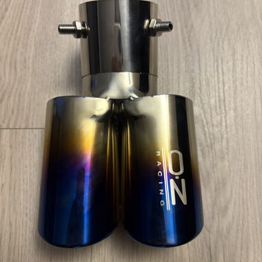O.Z Racing double stainless exhaust tip