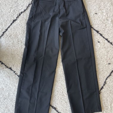 Black trousers from Monki
