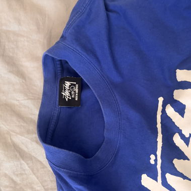 Stüssy Tshirt Vintage Y2K blau