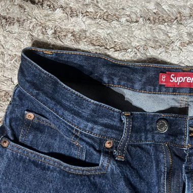 Supreme Jeans Shorts Denim, Original!!