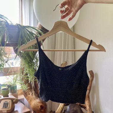 Festival Glitzer Crop Top 