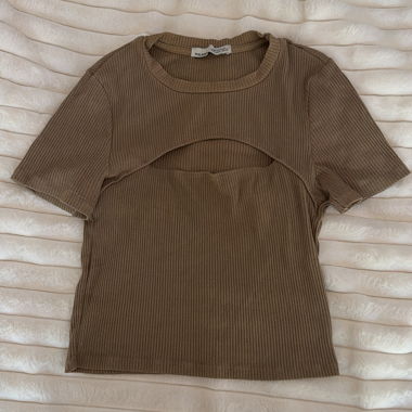 Pull&Bear-Braun top