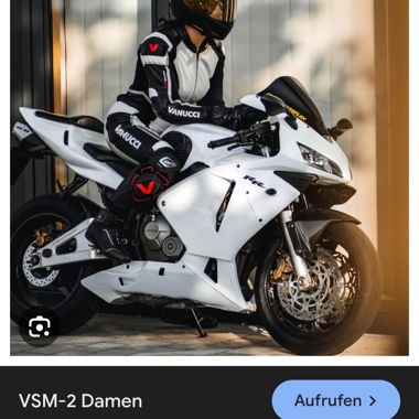Completo moto in pelle da donna Vanucci