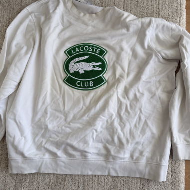 Felpa Lacoste bianca