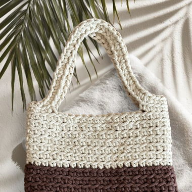Sac au Crochet Marron