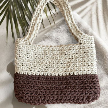 Brown Crochet Bag