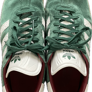 adidas Gazelle Green White Sneakers