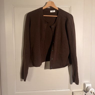 Cardigan marrone