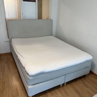 Boxspringbett mit Kopfteil (DUNVIK Ikea) 160x200