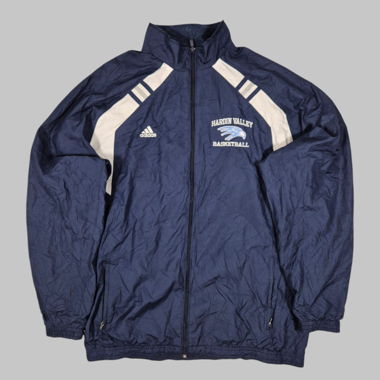 Adidas Vintage Track Jacket, Blau-Weiss, XL