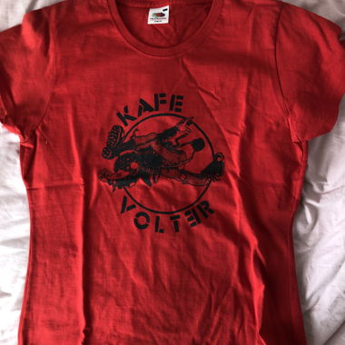 T-shirt rouge Kaffée Volter de Barcelone